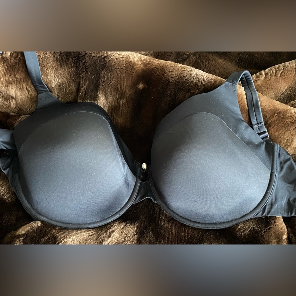 CurvyCouture BLK Lightly Lined Underwire, 42F  *P1065